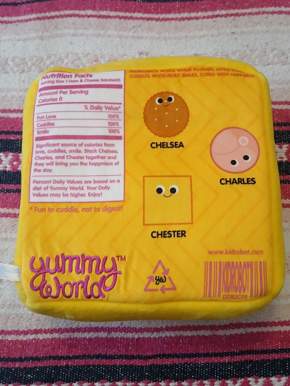 Kidrobot Yummy‎ World Zoey & The YumYumables XL Interactive Plush Sensory Plush